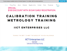 Tablet Screenshot of iictenterprisesllc.com